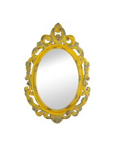 VINTAGE HANNAH YELLOW MIRROR